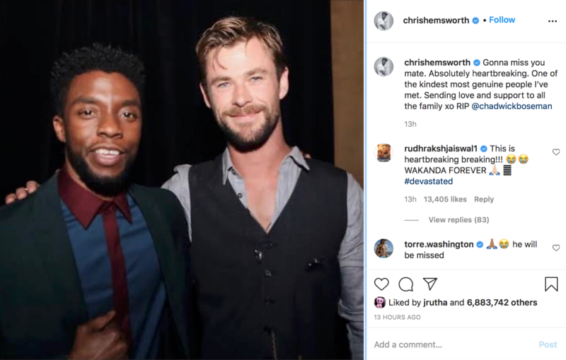 Chadwick Boseman cancer