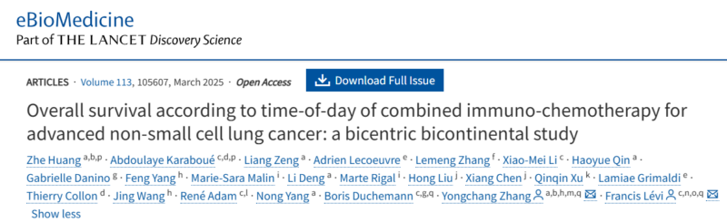 Yuji Uehara: Morning immuno-chemotherapy nearly doubled survival in NSCLC