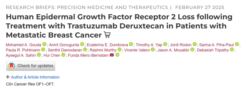 Sergio Cifuentes: Reevaluation of HER2 status following T-DXd treatment