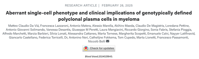 Myeloma Paper of the Day, March 3rd, suggested by Robert Orlowski