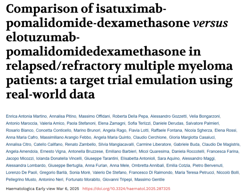 Myeloma Paper of the Day, March 6th, suggested by Robert Orlowski