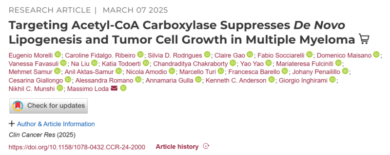 Myeloma Paper of the Day, March 9th, suggested by Robert Orlowski