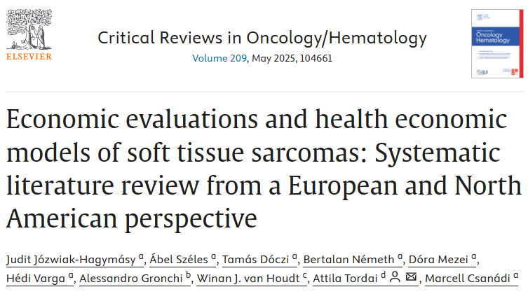 New Study on the Health Economics of Soft Tissue Sarcoma Treatment - STREXIT 2 Project