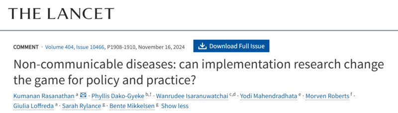 Erick Mahatara: Implementation research can ensure NCD interventions reach those in need