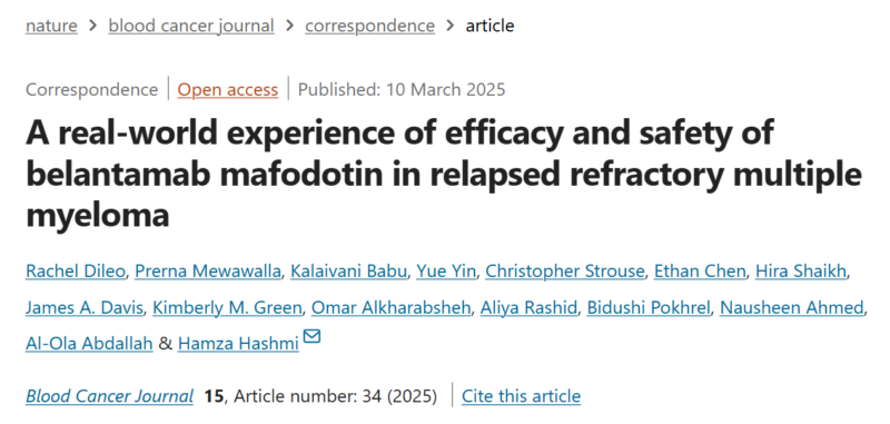 Myeloma Paper of the Day