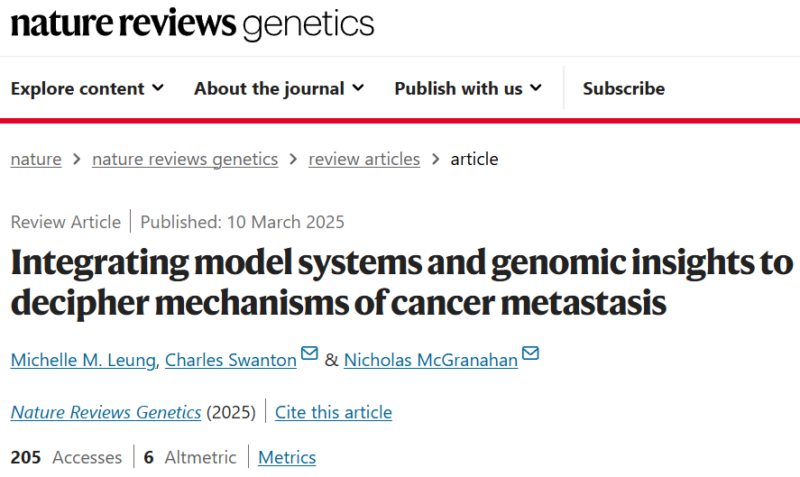 Michelle Leung: Experimental models and high-throughput sequencing in metastasis research