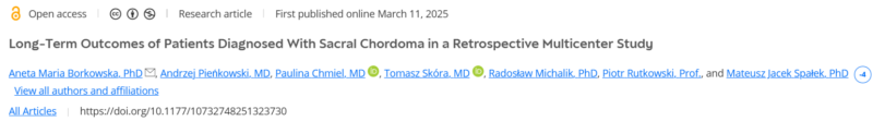 George Vlachogiannis: Radical surgery vs RTH for sacral chordoma treatment