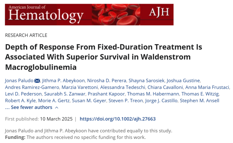 Myeloma Paper of the Day, March 14th, suggested by Robert Orlowski