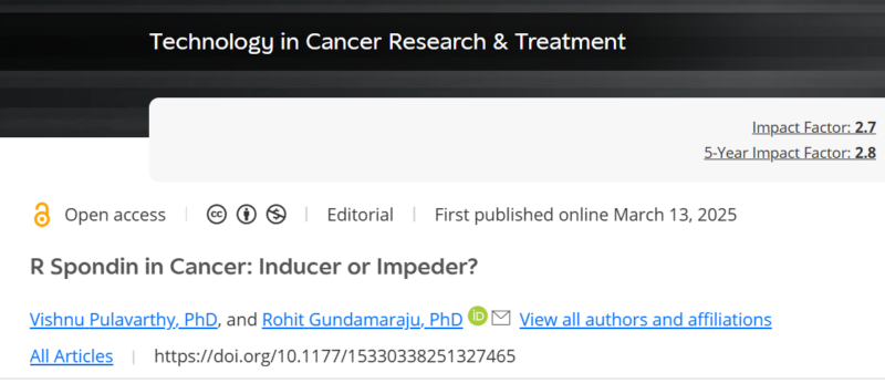 Applonia Rose: The dual role of R-Spondins in cancer