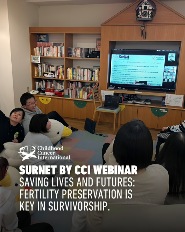 SurNet by Childhood Cancer International webinar ‘Saving lives and futures’