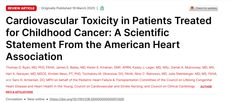 Henry Han: Cardiovascular toxicity in patients treated for childhood cancer