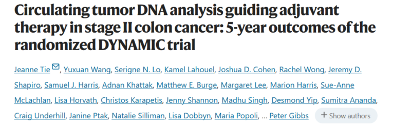 Elvina Almuradova: CtDNA-guided approach for ACT in stage II colon cancer