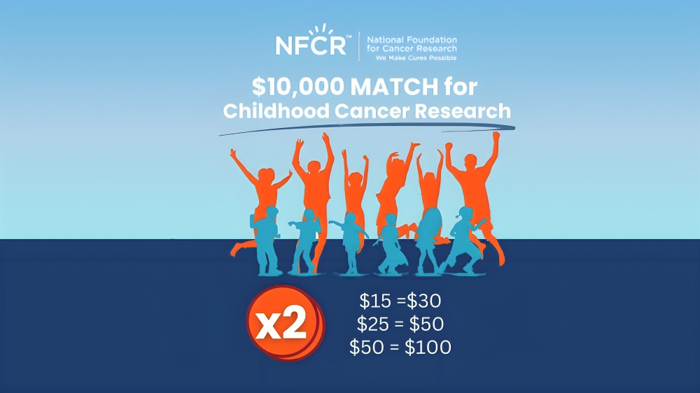 NFCR kicked off the Pediatric Cancer Match Campaign