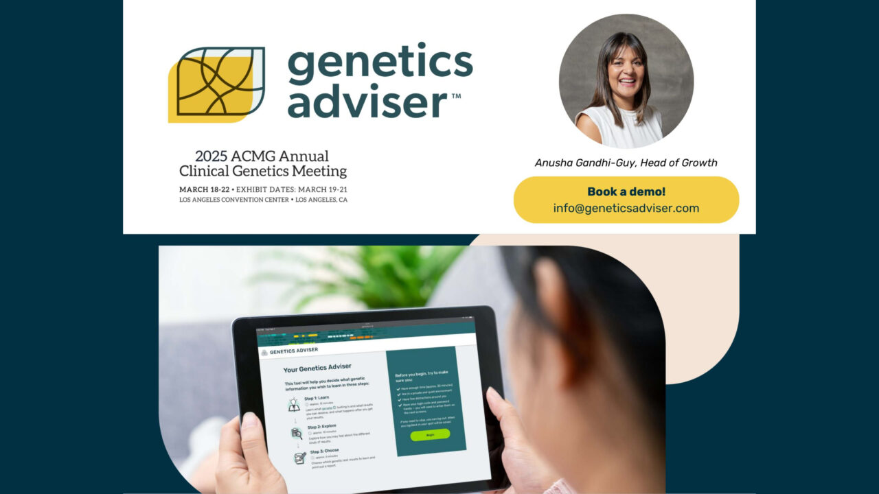 Genetics Adviser is headed to ACMG in Los Angeles