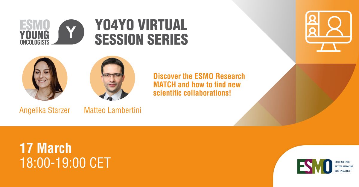 Save the Date for the Upcoming YO4YO Virtual Session – ESMO