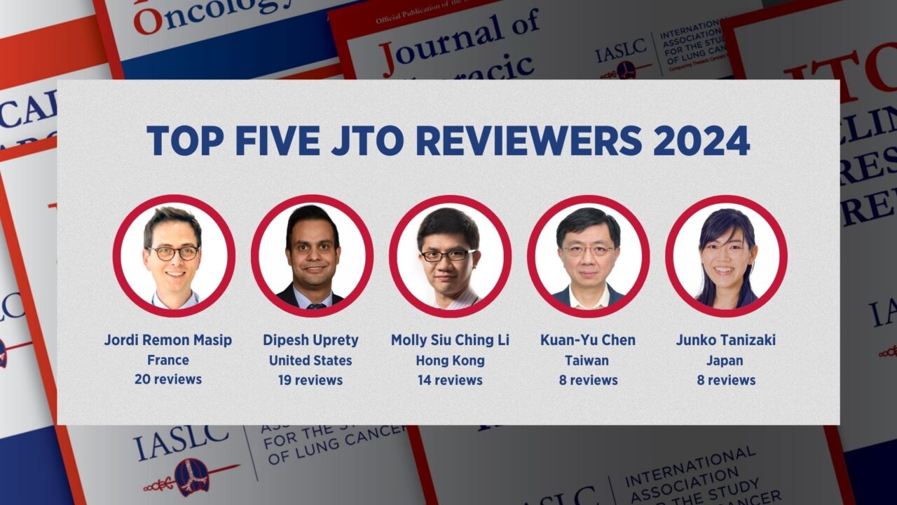 The Top 5 JTO Reviewers of 2024 – IASLC