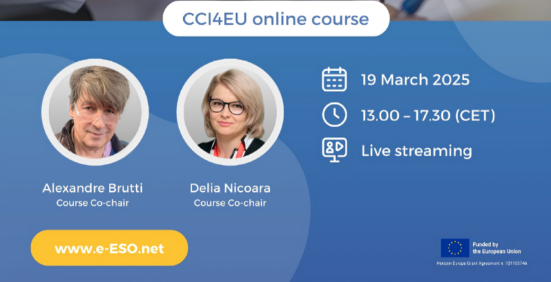 Join the 5th Online Course in the CCI4EU series - European School of Oncology