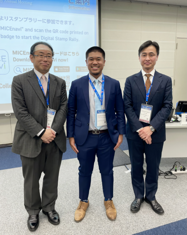 Sakditad Saowapa: Excited to present my first oral abstract at the JSMO25 conference