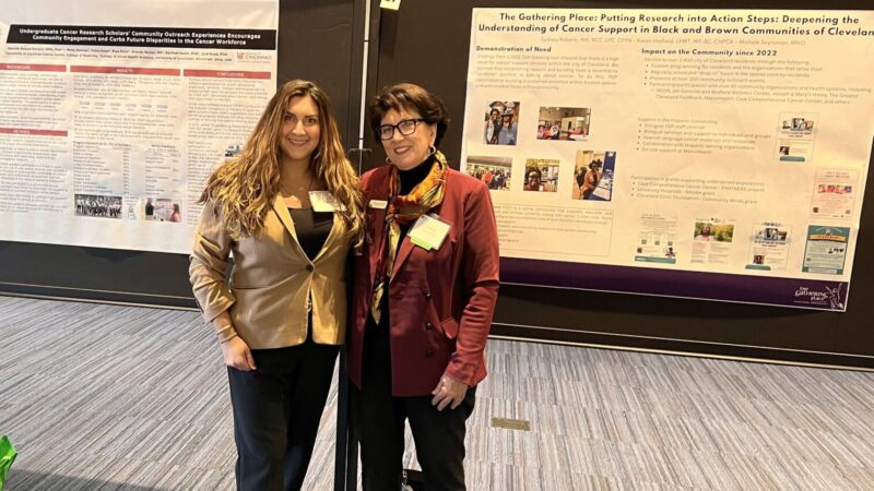 Alique Topalian: Presented my posters at the Case Western Reserve University Cancer Disparities conference