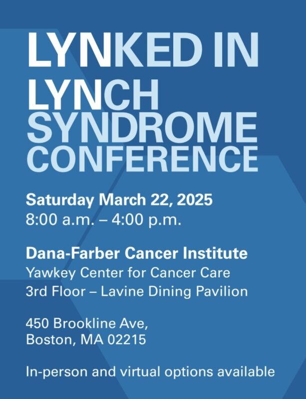 Michael Serzan: Lynch Syndrome Awareness Day at Dana Farber Cancer Institute