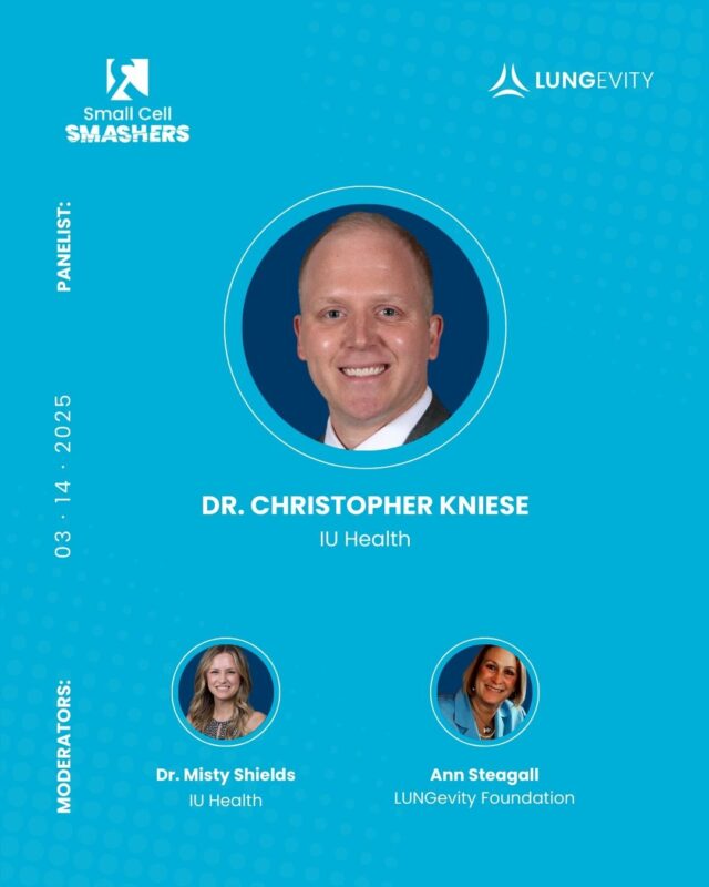 Small Cell Smashers Fireside Chat with Christopher Kniese - LUNGevity Foundation