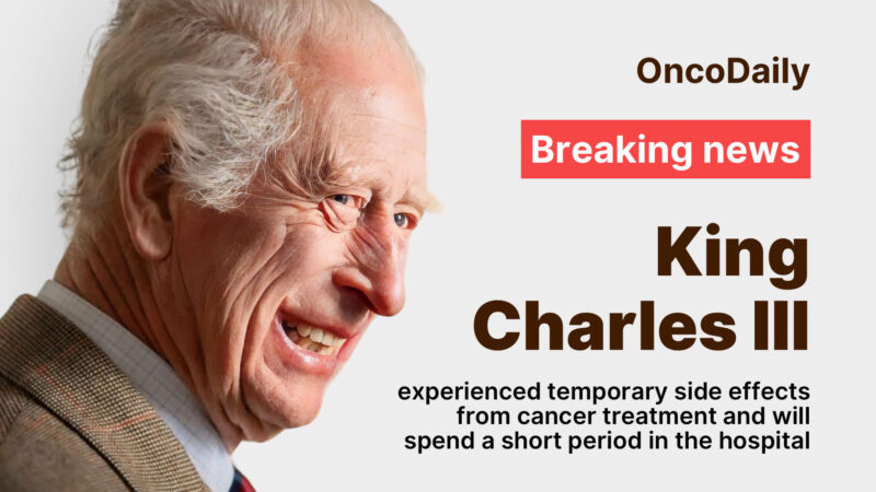 King Charles III prostate cancer poster