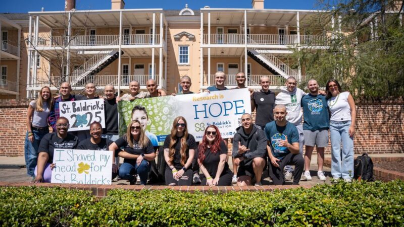 Sophia Hemsey: I had pleasure of partnering with St. Baldrick’s Foundation for Alpha Kappa Psi’s 5th annual Cocky and Bald event