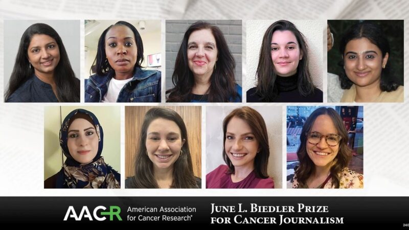 AACR Announces Recipients of the 2025 AACR June L. Biedler Prize for Cancer Journalism