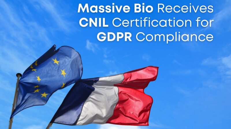 Massive Bio has officially received certification from the CNIL