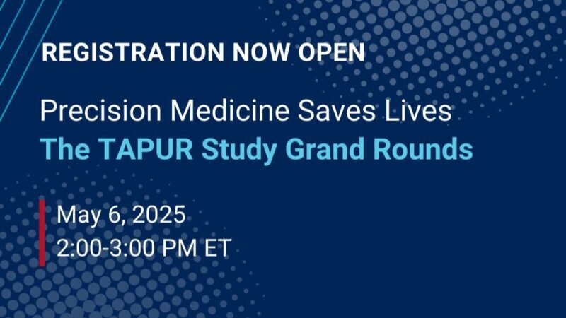 Join the Third Annual Virtual TAPUR Study Grand Rounds 2025 – ASCO