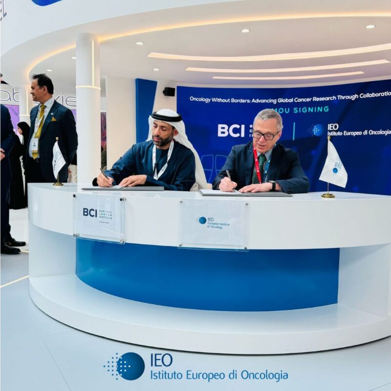 IEO and BCI have entered into a strategic MOU to work together on clinical and scientific research