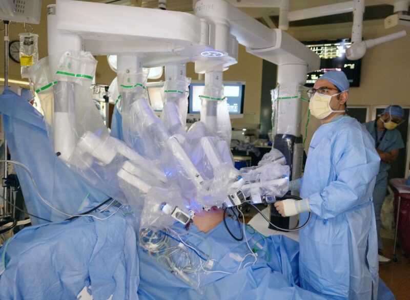 The most advanced surgical robot now is being used at UF Health - UF Health Cancer Center