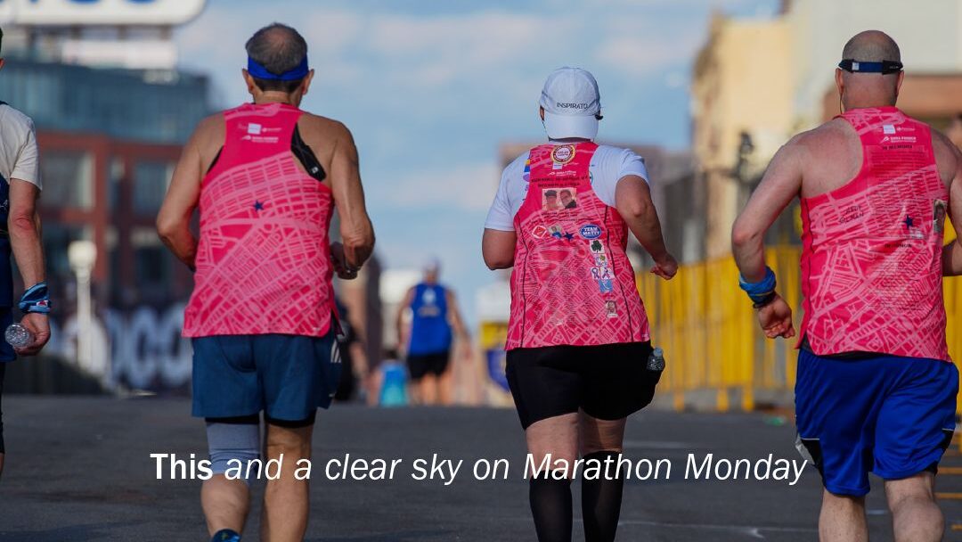 The Jimmy Fund – Dana-Farber Marathon Challenge team runners take on the 129th Boston Marathon!