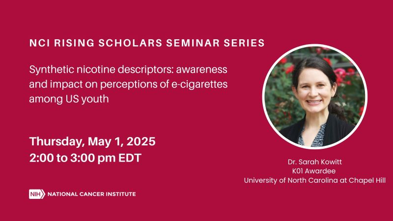 Don’t miss the NCI Rising Scholars: Cancer Research Seminar Series this Thursday – Train at NCI