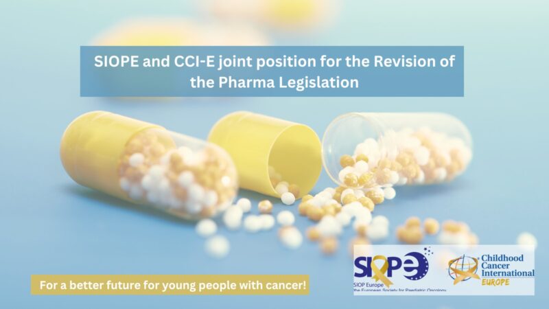 SIOP Europe and CCI-E joint position for the revision of the EU pharmaceutical legislation