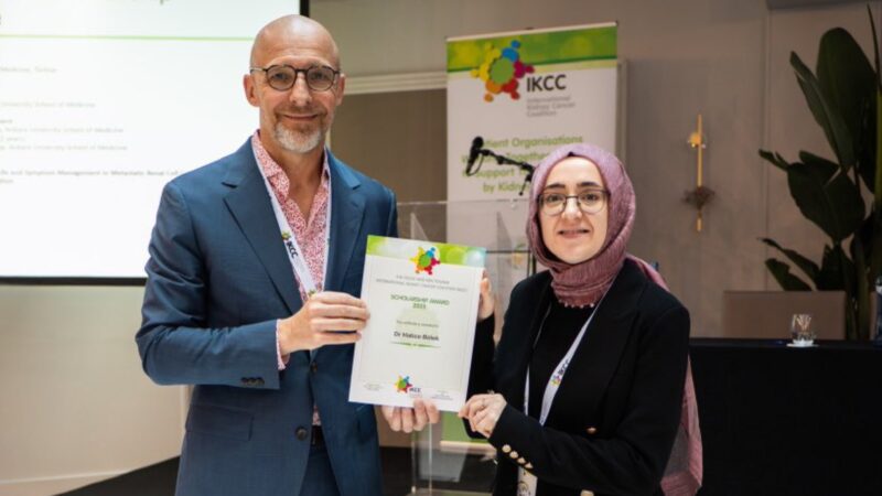 Yüksel Ürün: Hatice Bölek received the Cecile and Ken Youner IKCC Scholarship at IKCC2025
