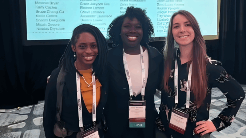 Chayil Lattimore and Caretia Washington at Translational Science 2025 – UF Health Cancer Center Cancer Training and Education Program
