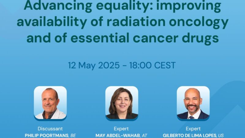 Advancing equality: improving availability of radiation oncology and of essential cancer drugs – SPCC
