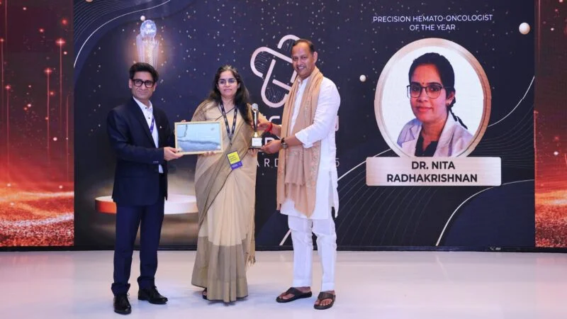 Nita Radhakrishnan named precision Hemato-Oncologist of the year at the Precision Med India Awards 2025 – Voice of Healthcare
