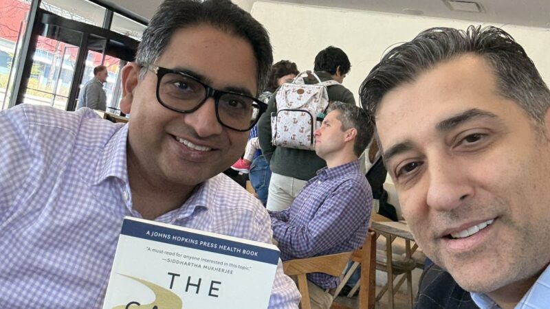 Chadi Nabhan: Lunch with the one and only Manmeet Ahluwalia new member of ASCI during AACR 25