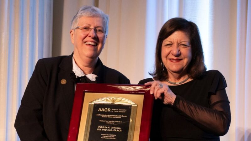 Margaret Foti: Thank You, Pat LoRusso, for Your Outstanding Service as AACR President