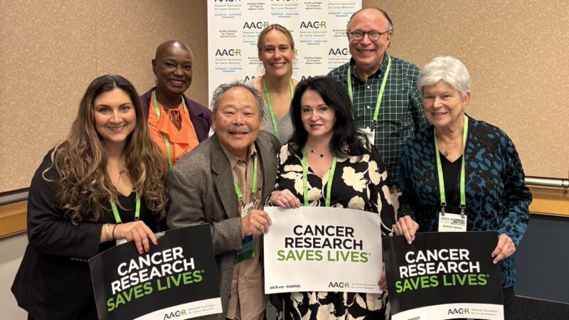 Bob Riter: With my team in the Scientist-Survivor Program at AACR25