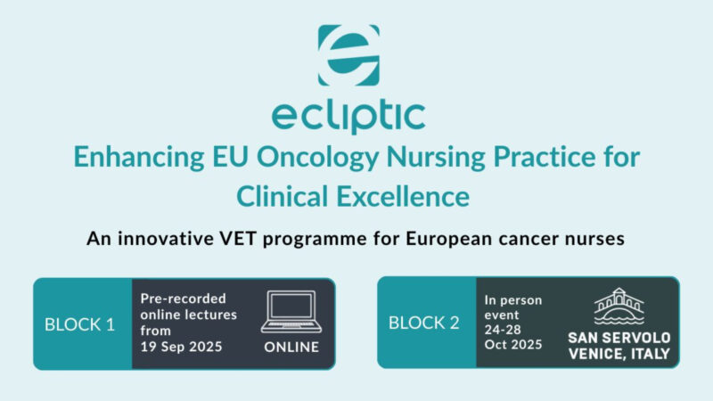 Enhancing EU oncology nursing practice for clinical excellence – European School of Oncology