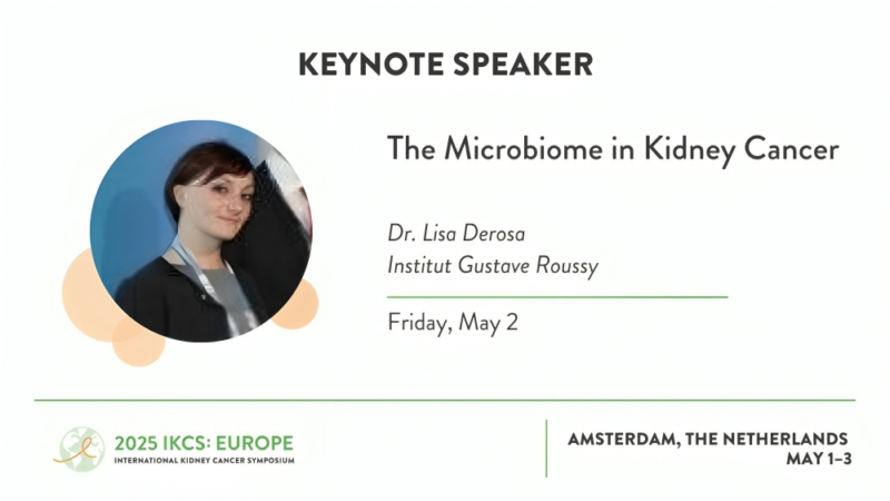 Lisa Derosa will be the Keynote Speaker at 2025 IKCS – Kidney Cancer