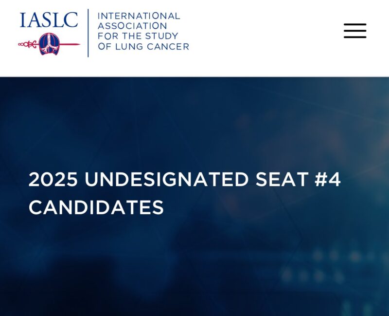 Narjust Florez: I am running for the The International Association for the Study of Lung Cancer Board of Directors