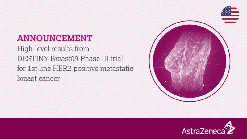 High-level results from the DESTINY-Breast09 Phase III trial for patients living with HER2+ mBC – AstraZeneca