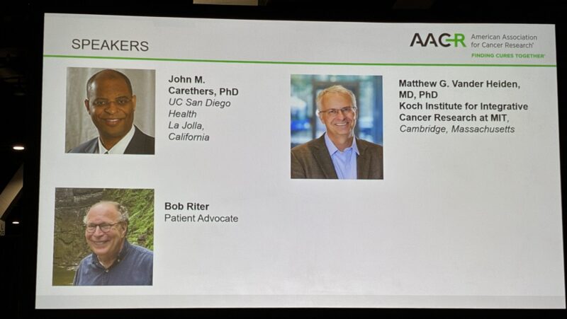 Bob Riter: I’m delighted to be talking with undergraduate scholars at the AACR 2025 annual conference