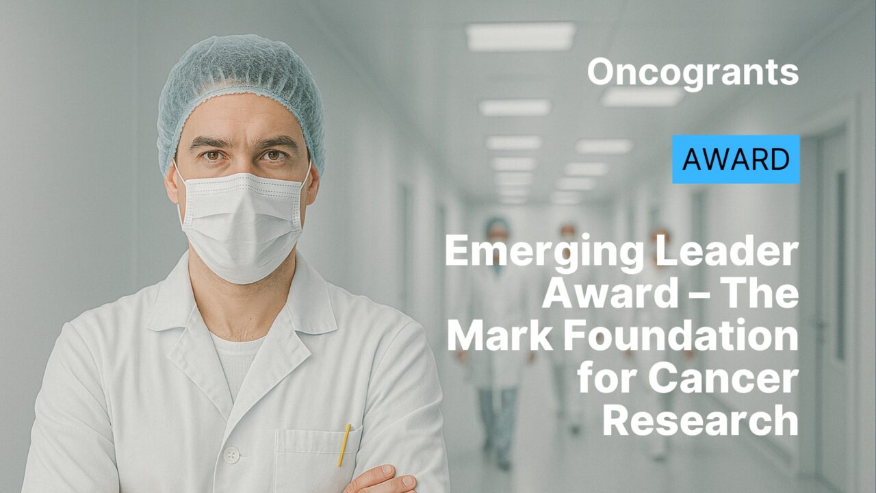 Emerging Leader Award – The Mark Foundation for Cancer Research