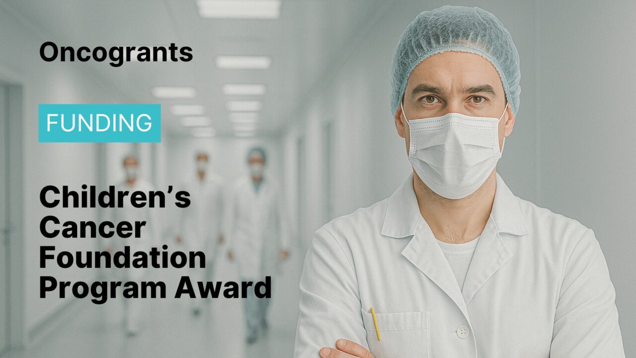 The Children’s Cancer Foundation (CCF) Program Award