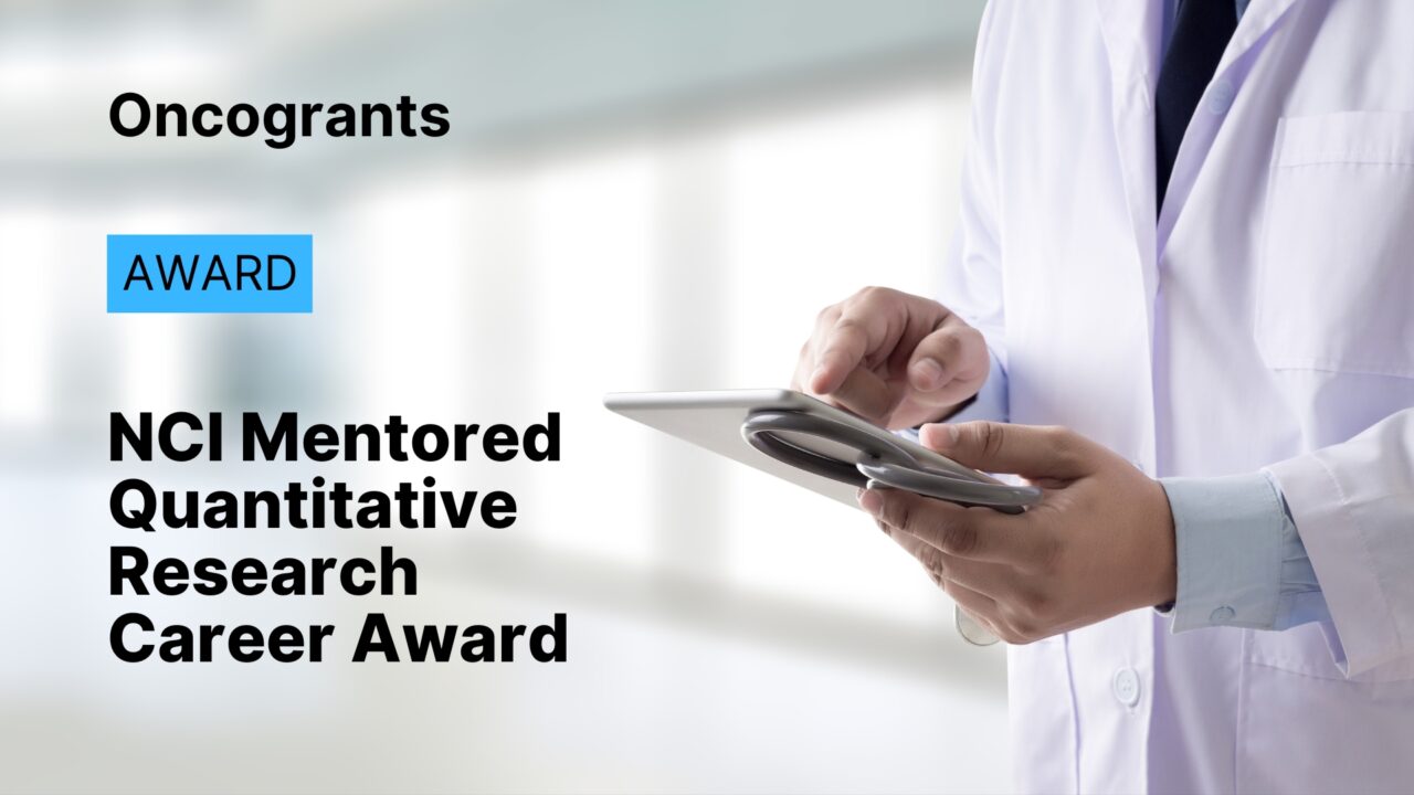 NCI Mentored Quantitative Research Career Award
